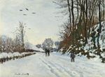 The Road to the Farm of Saint-Simeon in Winter